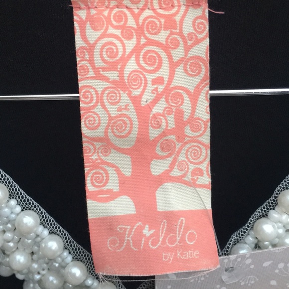 NWT Girl’s Party Holiday Special Occasion Pearl Embellished Knit Bubble Dress - Picture 6 of 8